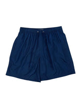 Women's navy blue long short swimsuit