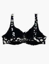 Bikini copa C-D blanda estampado beige