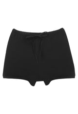 Black lycra bikini shorts