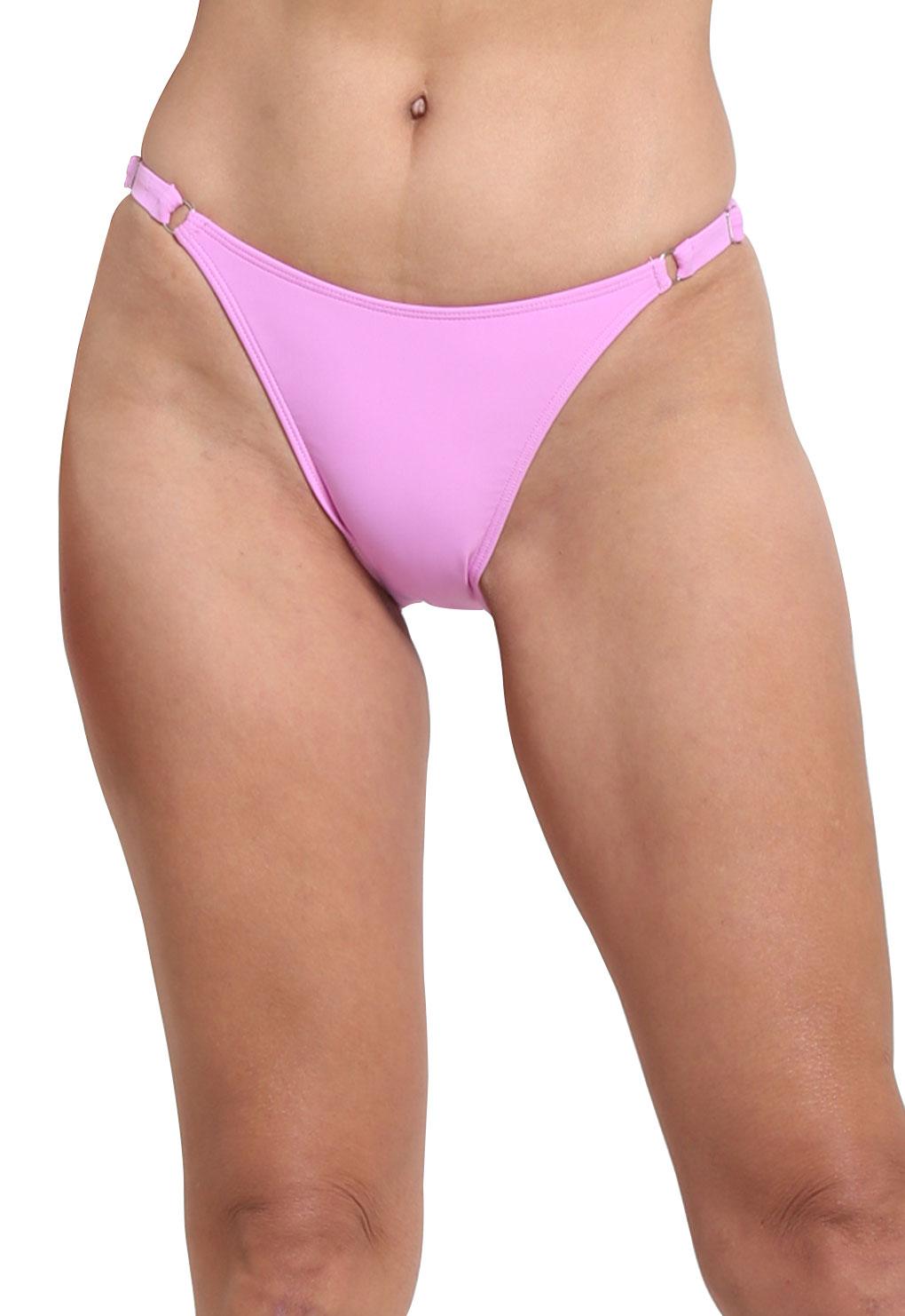 Tanga costados ajustables lila