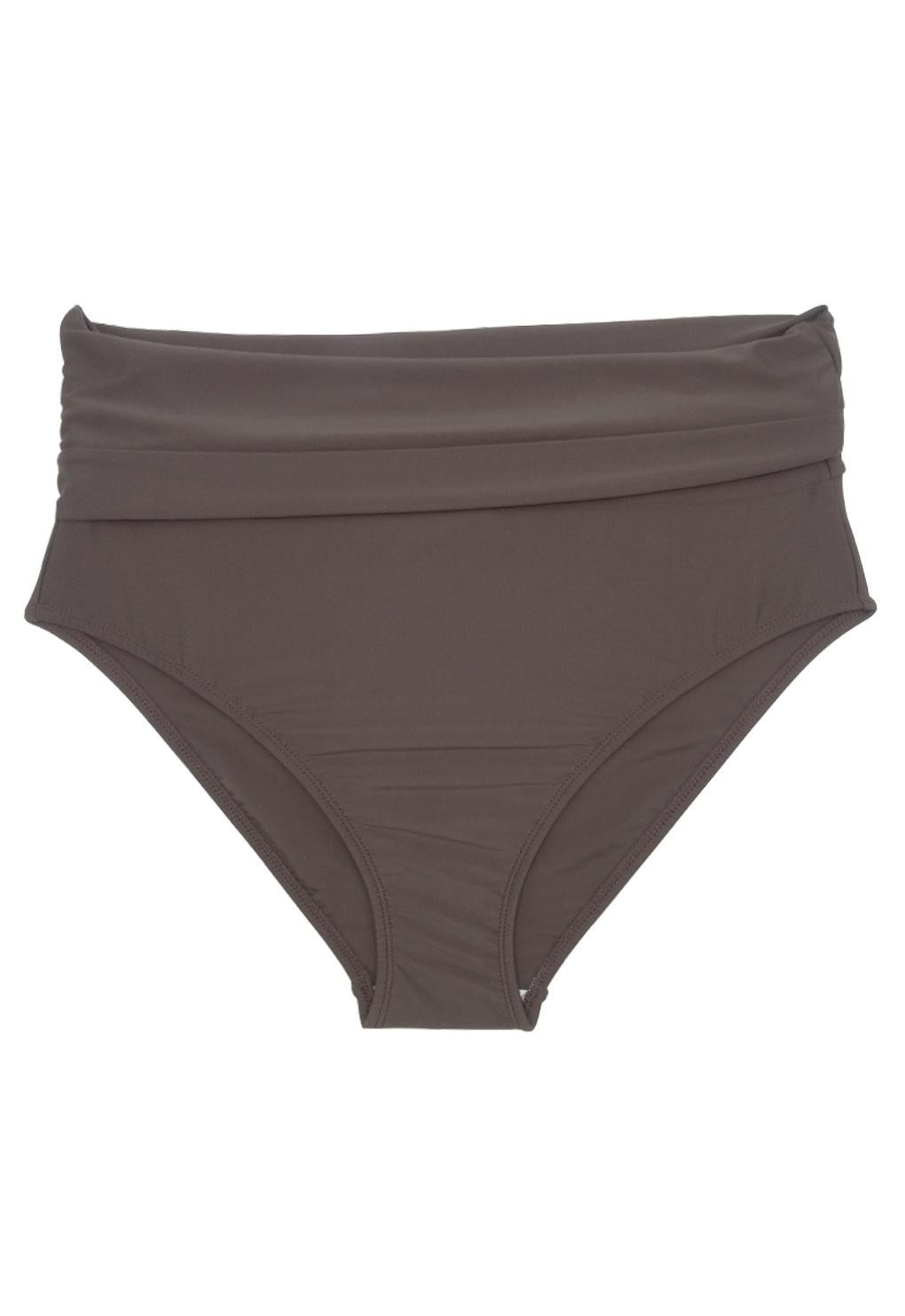 Bikini calzón pin up doble uso cafe