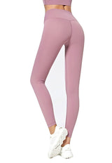 Calza sin costura delantera rosada