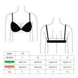 Bikini estilo sostén cruzado negro