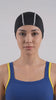 Gorro deportivo de lycra para natación negro