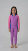 Traje de baño entero de niña fucsia
