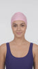 Gorro de natación silicona rosado