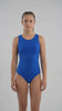 Traje de baño deportivo niña azul