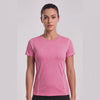 Polera deportiva básica ajustada rosada