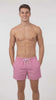 Short de traje de baño corto hombre morado