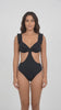 Trikini con vuelos negro