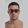 Lentes de natación espejados negro