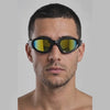 Lentes de natación espejados verde