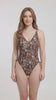 Traje de baño rebajado leopardo