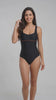 Traje de Baño Deportivo Corte Busto Naranjo con Protección UV Integrada