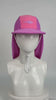 Gorro Niña traje de baño fucsia protección solar