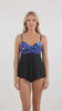 Tankini basico estampado azul