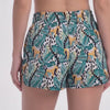 Short de playa mujer secado rapido estampado amarillo